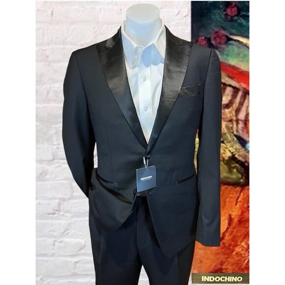 Indochino Other - New Indochino 38R Black Tuxedo Formal Coat Suit Jacket Only